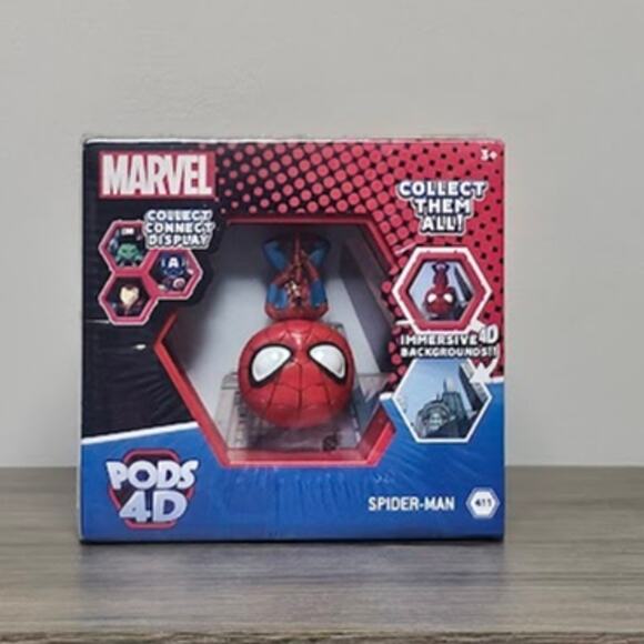 Marvel WOW! PODS 4D - Spiderman & Iron Man (2 pack) - Connectable Figures NWT - Picture 1 of 5